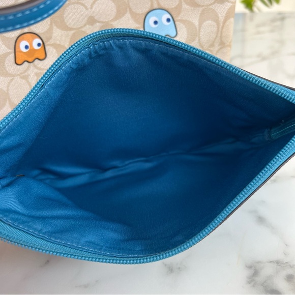 Coach Reversible City Tote Bag in Signature Canvas Pac Man Ghost Print f72905 - Picture 15 of 15